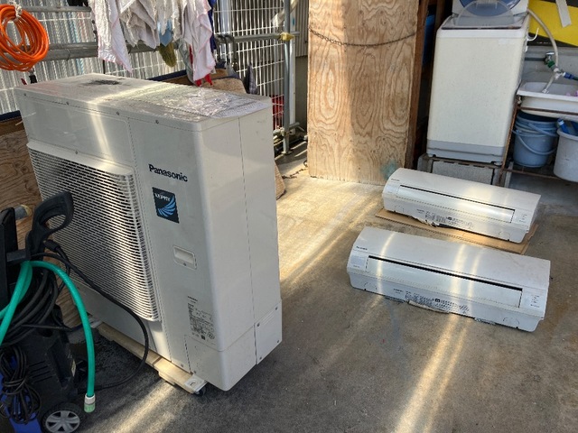 【三相 200V】 2021年製 パナソニック 業務用エアコン 11.2kw（4馬力）ツイン壁掛 CS-P56K6B