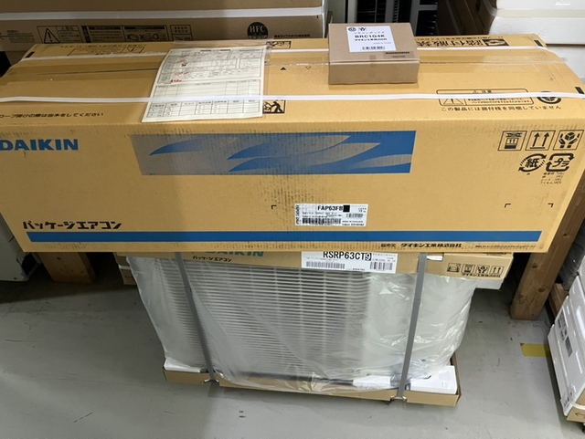 [未使用品] 【三相 200V】 2025年製 ダイキン 業務用エアコン 6.3kw（2.5馬力）ペア壁掛 FAP63FB