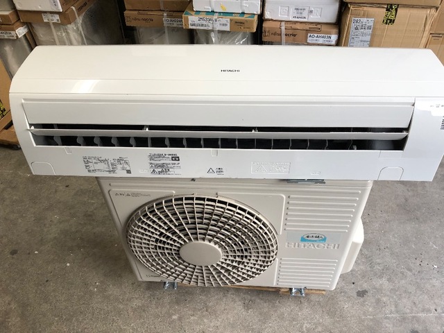 [200V室外機電源] 2022年製 日立 業務用エアコン 8.0kw（3馬力）ペア壁掛 RPK-GP80K3