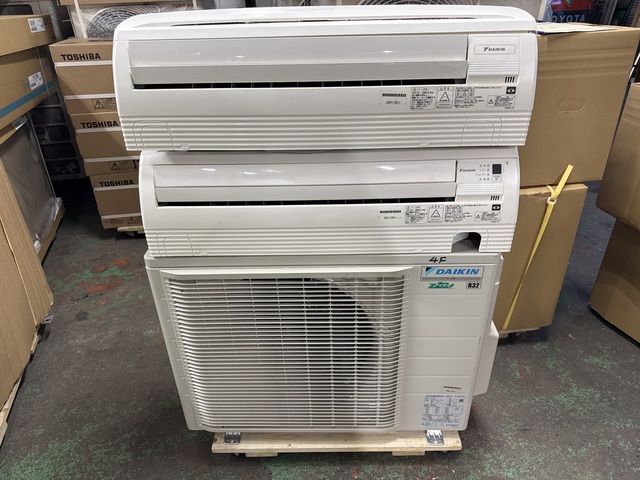 [200V] 2025年製 ダイキン 業務用エアコン 8.0kw（3馬力）ツイン壁掛 FAP40FB×2 / RZRP80BYT